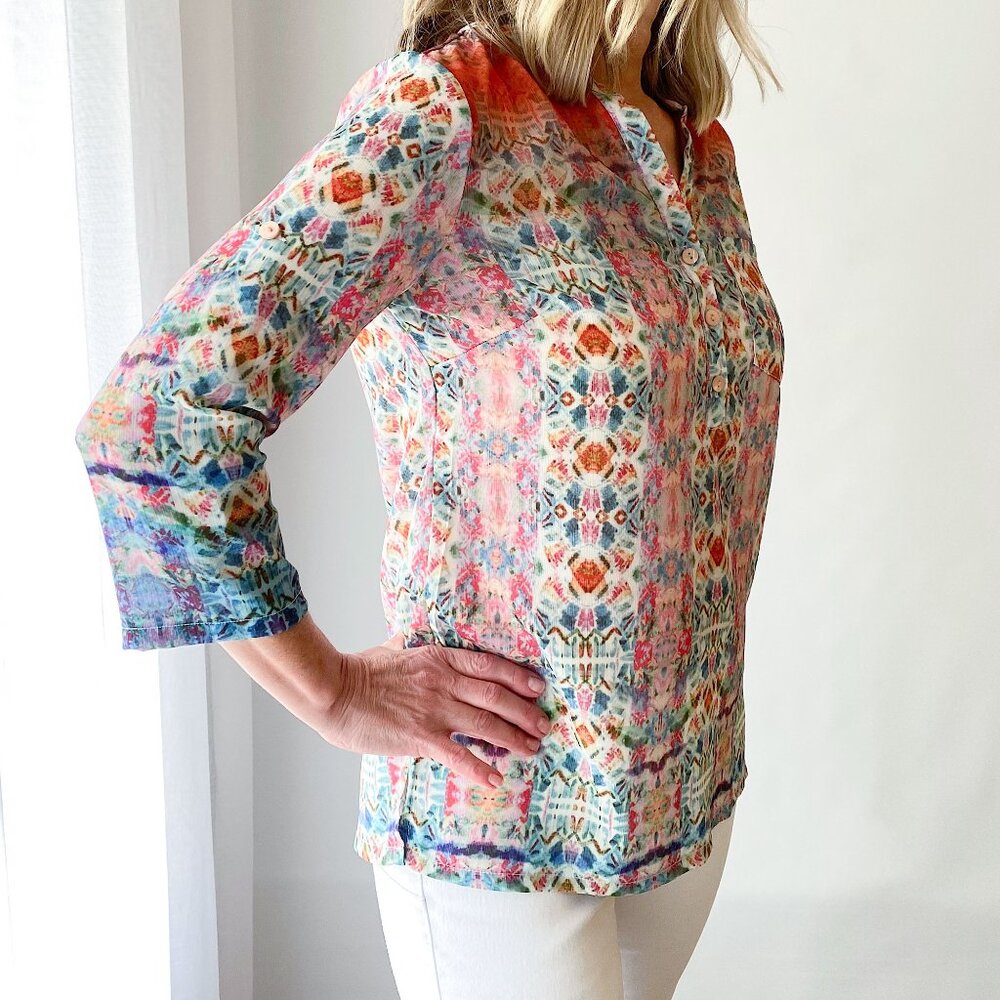 Charlie B multi colour tunic - Picture 5 of 11